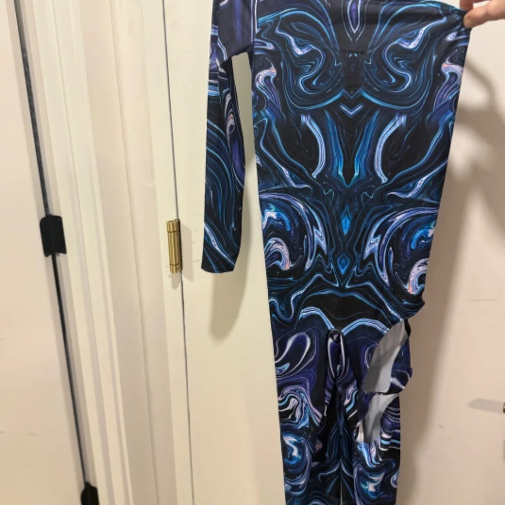 Candy Catz | Lost Space Asymmetrical Catsuit | Size Medium - Picture 3 of 4